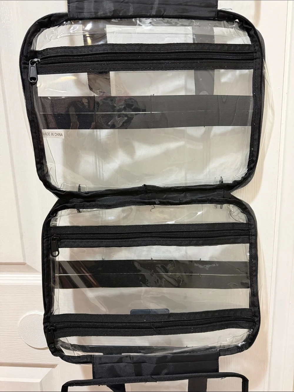 NEW in Bag Clear Hanging Organizer - Black | Home Travel Storage